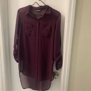 Purple portofino dress size small from express - gently used